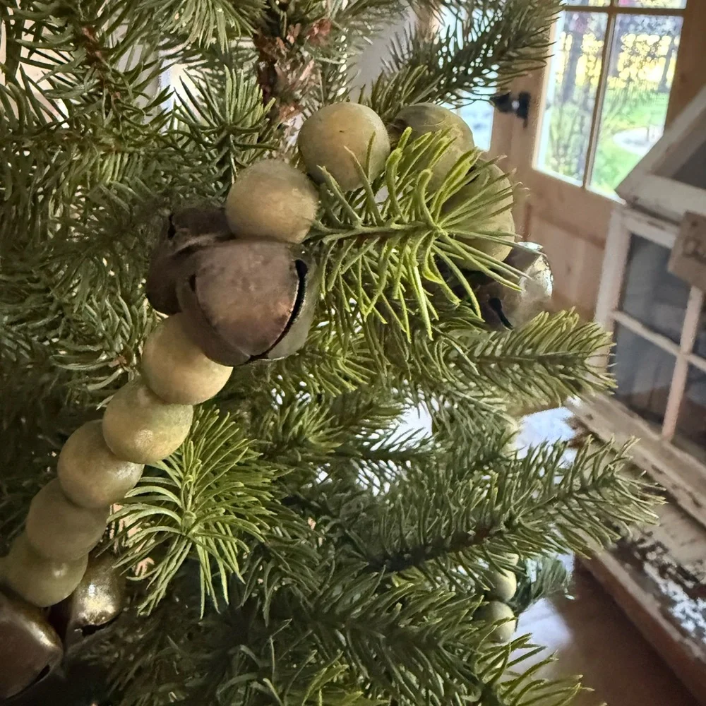 Creative Co-Op Green and Brown Holiday Garland